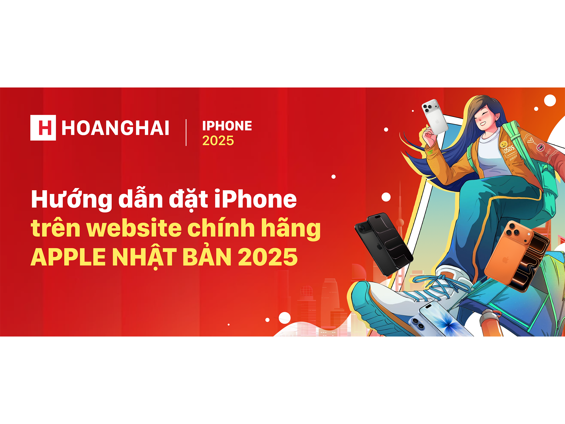 Hướng dẫn đặt iPhone trên website chính hãng Apple Nhật Bản 2025