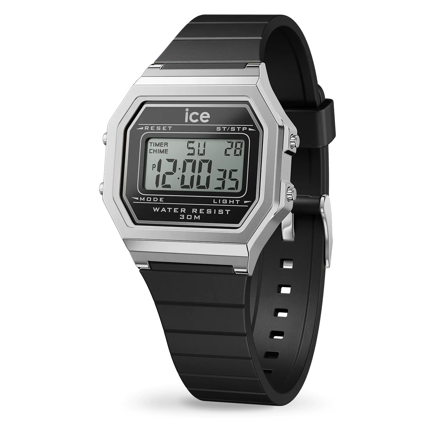 Jam tangan elektronik retro digital ICE 