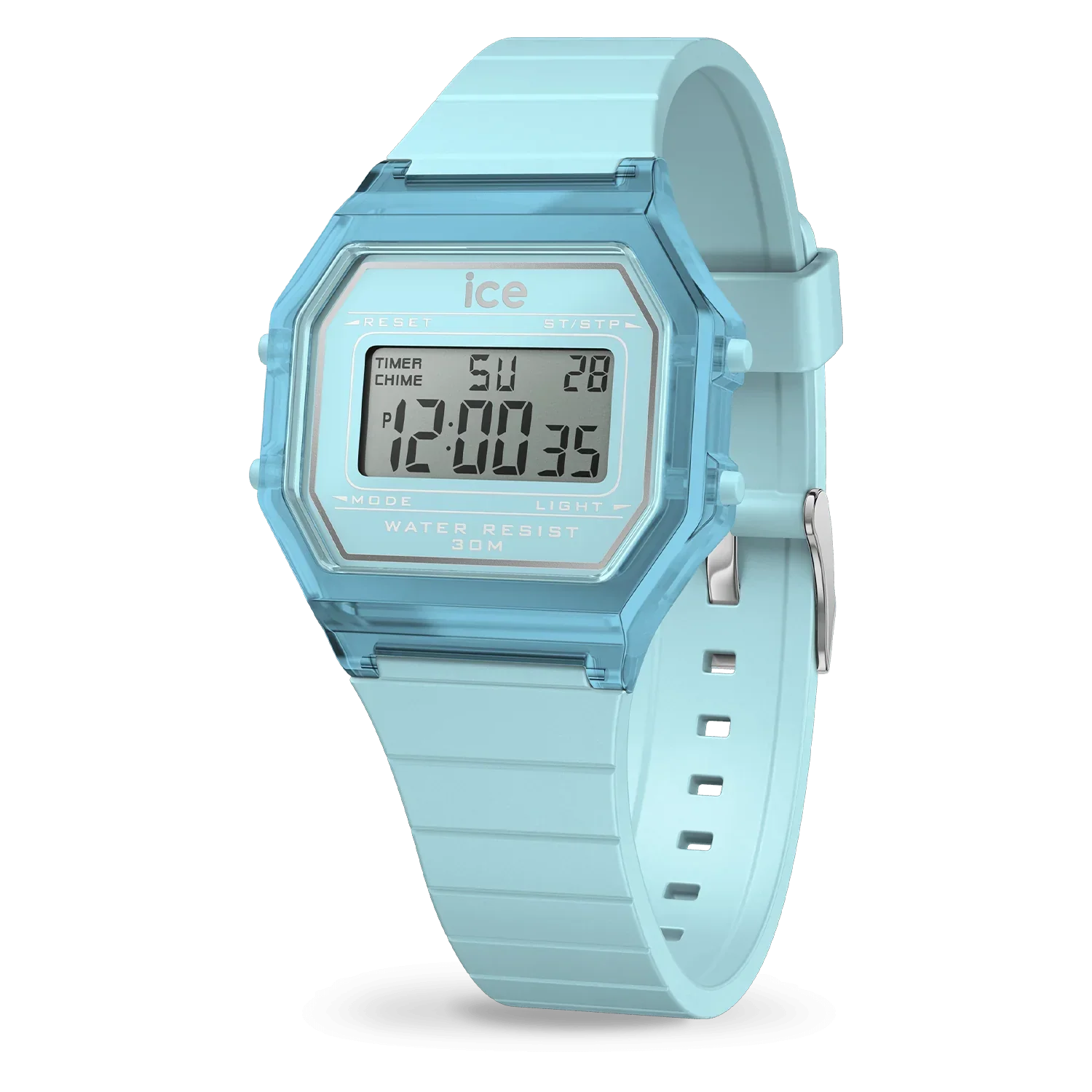 Jam tangan elektronik retro digital ICE 