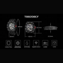 Jam Tangan Mekanik Tsar Bomba Carbon TB8208CF 