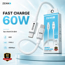 Kabel Pengisian Cepat Gerlax GD-63L 30W 1M Tipe-C ke Lightning 