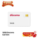 Kartu SIM Docomo dengan 10GB data dan panggilan | 7 bulan (09/2026) 