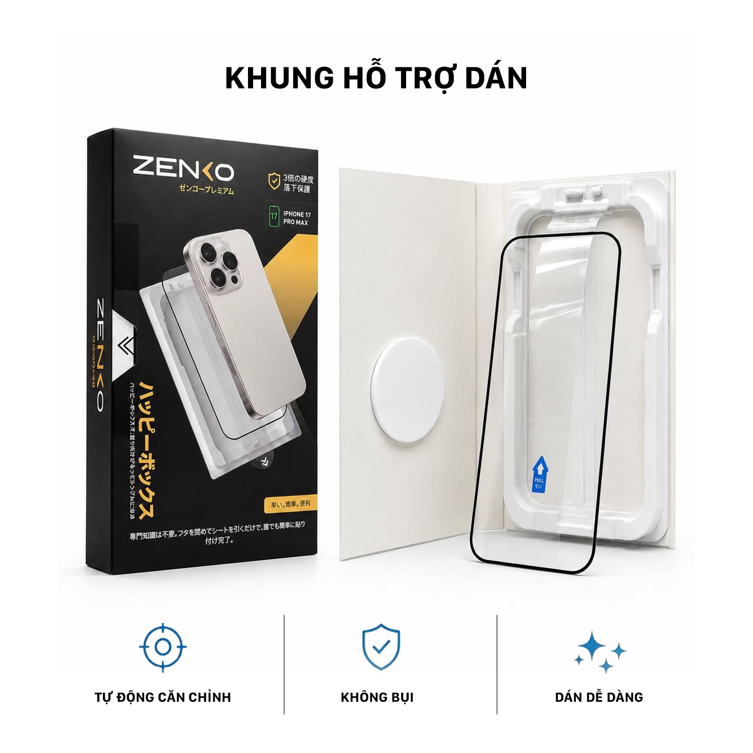 Kaca Tempered Ultra-Tangguh Zenko Premium untuk Privasi 180° 