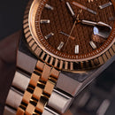 Jam tangan mekanis pria Alexander Ferros 8181 