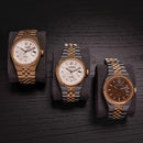 Jam tangan mekanis pria Alexander Ferros 8181 