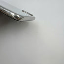iPhone X 256GB Silver, kondisi 98%, baterai 100%. Paket data seluler sudah lunas, berfungsi seperti perangkat Apple internasional (goresan pada bezel dan layar, DTP) - HH9921 