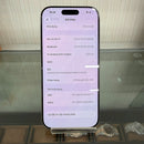 iPhone 16 Pro 512GB Putih Titanium 98% baterai 100% Apple Internasional (5x cacat) - HH1149 