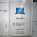 Macbook Pro 2019 13,3 inci Space Gray Intel Core i7/ RAM 16GB/ SSD 256GB Baterai 97% 100% Terisi daya 3 kali BPTN (Baterai diganti, casing rusak, perubahan warna)