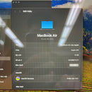 Macbook Air 2024 15.3 inci Hitam Apple M3/ RAM 16GB/ SSD 256GB Baterai 99% Siklus Pengisian Daya 100% BPTN 