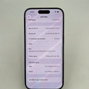iPhone 15 Pro 256GB Hitam Titanium, kondisi 98%, baterai 86%. Paket data seluler sudah lunas, berfungsi seperti versi Apple internasional (goresan kecil 0,5x, goresan bezel, goresan bezel kamera) - HH3946 