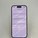 iPhone 15 Pro 256GB Hitam Titanium, kondisi 98%, baterai 86%. Paket data seluler sudah lunas, berfungsi seperti versi Apple internasional (goresan kecil 0,5x, goresan bezel, goresan bezel kamera) - HH3946 