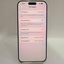 iPhone 16 Pro Max 256GB White Titanium 98% pin 89% Quốc Tế Apple bản Mỹ (Có trầy - đốm 0.5x - Esim) - HH3837