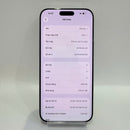 iPhone 16 Pro Max 256GB White Titanium 97% pin 92% Quốc Tế Apple bản Mỹ (Có trầy - xước lưng - Esim) - HH6132