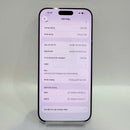 iPhone 16 Pro Max 256GB White Titanium 97% pin 92% Quốc Tế Apple bản Mỹ (Có trầy - xước lưng - Esim) - HH6132
