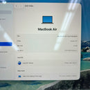 MacBook Air 2020 13.3" Space Gray M1/8GB/256GB Baterai 99% Siklus Pengisian Daya 93% BPTN 