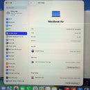 Macbook Air 2025 13.6" Sky Blue Apple M4/ 16GB RAM/ 256GB SSD Kondisi 99%, siklus pengisian daya 19 kali. BPTN 