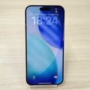 iPhone 15 Pro Max 256GB Biru Titanium 98% baterai 86% Versi Apple Internasional (noda 0,5x, bezel tergores parah) - HH6781