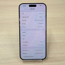 iPhone 15 Pro Max 256GB Biru Titanium 98% baterai 86% Versi Apple Internasional (noda 0,5x, bezel tergores parah) - HH6781