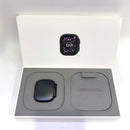 Apple Watch Ultra 3 49mm GPS + 5G Casing Titanium Hitam dengan Tali Kulit Hitam 98% baterai 100% Internasional Apple - HH8540 