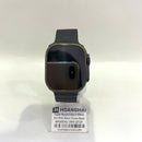 Apple Watch Ultra 3 49mm GPS + 5G Casing Titanium Hitam dengan Tali Kulit Hitam 98% baterai 100% Internasional Apple - HH8540 