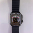 Apple Watch Ultra 3 49mm GPS + 5G Casing Titanium Hitam dengan Tali Kulit Hitam 98% baterai 100% Internasional Apple - HH8540 