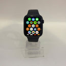 Apple Watch Series 5 44mm 4G + GPS Baterai 97% 81% Casing Stainless Steel Hitam dengan Tali Olahraga Hitam Internasional Apple 