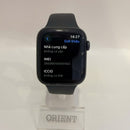 Apple Watch Series 5 44mm 4G + GPS Baterai 97% 81% Casing Stainless Steel Hitam dengan Tali Olahraga Hitam Internasional Apple 