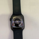 Apple Watch Series 5 44mm 4G + GPS Baterai 97% 81% Casing Stainless Steel Hitam dengan Tali Olahraga Hitam Internasional Apple 