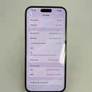 iPhone 14 Pro Max 128GB Deep Purple, kondisi baterai 98%, 85% baterai, versi internasional dari Australia (Tidak menggunakan SIM Australia - terdapat 3 noda dan goresan cat pada bezel) - HH4643 