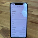 iPhone 11 Pro Max 64GB Silver, kondisi baterai 98%, kondisi baterai 100%. Ponsel ini telah dibayar penuh untuk layanan jaringan dan berfungsi seperti produk Apple internasional (goresan kecil di bagian tepi dan bezel kamera, dll.) - HH5946 