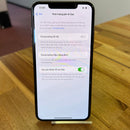 iPhone Xs Max 64GB Emas, kesehatan baterai 98%, daya baterai 88%. Ponsel ini telah dibayar penuh untuk layanan jaringan dan berfungsi seperti produk Apple internasional. 