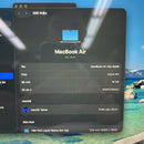 Macbook Air 2022 13.6 inci Midnight M2/ RAM 8GB/ SSD 512GB Kondisi 98%, Siklus Pengisian Daya 90, BPTN 