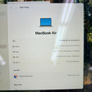 Macbook Air 2020 13.3" Silver Intel Core i5/ 8GB RAM/ 512GB SSD 98% BPTN (sudah diisi daya 209 kali) 