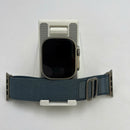 Apple Watch Ultra 49mm 4G+GPS 98% Baterai 92% Warna Internasional Apple Green Alpine Loop (goresan kecil pada bezel) 