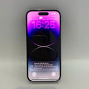 iPhone 14 Pro 256GB Ungu, kesehatan baterai 98%, daya baterai 100%. Paket data seluler sudah dibayar penuh, berfungsi seperti perangkat Apple internasional (Baterai sudah diganti) - HH7130 