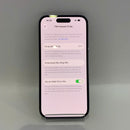 iPhone 14 Pro 256GB Ungu, kesehatan baterai 98%, daya baterai 100%. Paket data seluler sudah dibayar penuh, berfungsi seperti perangkat Apple internasional (Baterai sudah diganti) - HH7130 