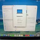 Macbook Pro 2020 13.3" Silver Apple M1/ 8GB RAM/ 512GB SSD Kesehatan baterai 98% Siklus pengisian daya 97% BPTN 