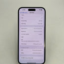 iPhone 14 Pro Max 256GB Deep Purple 98% pin 85% Máy đã trả hết tiền mạng dùng như Quốc Tế Apple (Đã thay pin, mẻ viền máy, màn xước nhiều) - HH3207