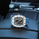 Jam Tangan Tsar Bomba Ceramic TB8204B Bertenaga Baterai 