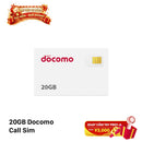 Kartu SIM Docomo dengan 20GB data dan panggilan | 12 bulan (02/2027) 
