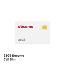 Kartu SIM Docomo dengan 33GB data dan panggilan | 7 bulan (09/2026) 
