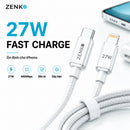 Kabel Pengisian Cepat Gerlax GD-63L 30W 1M Tipe-C ke Lightning 