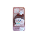 Casing ponsel HHPK53 dengan gambar seorang gadis kecil sedang minum teh susu. 