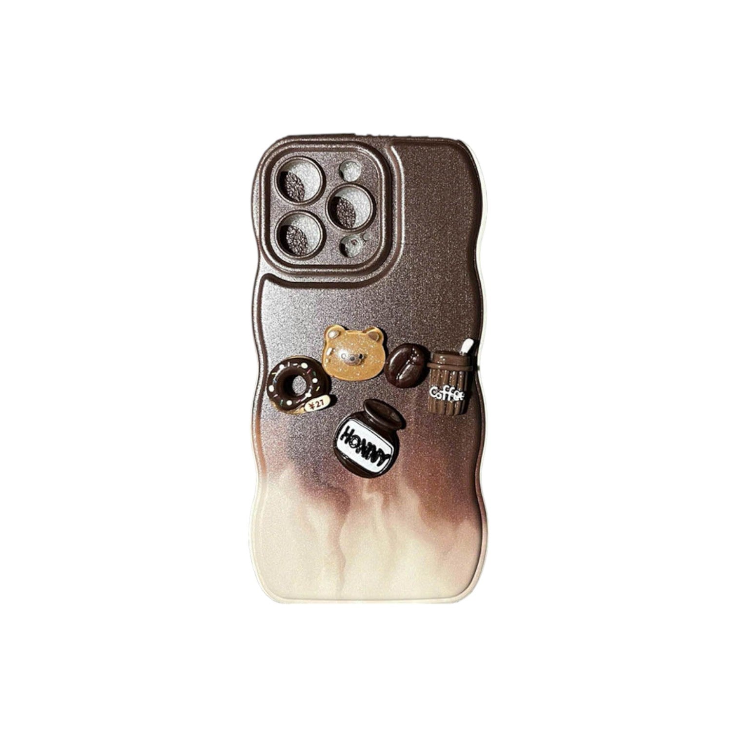 Casing Ponsel HHPK55 dengan Motif Kopi Timbul 3D 