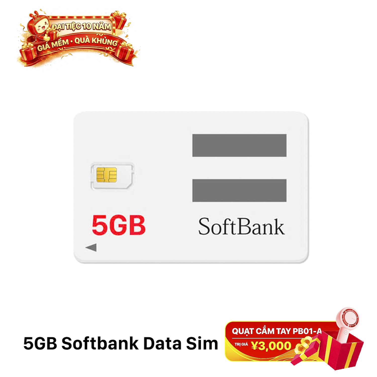 Kartu SIM data Softbank 5GB - Habis Terjual