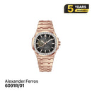 Jam tangan mekanik pria Alexander Ferros 6091R 