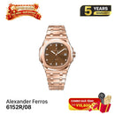 Jam tangan kuarsa wanita Alexander Ferros 6152R 