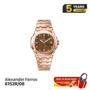 Jam tangan kuarsa wanita Alexander Ferros 6152R 