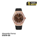 Jam tangan mekanis pria Alexander Ferros 6161 