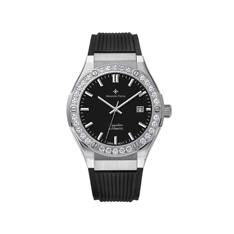 Jam tangan mekanis pria Alexander Ferros 6161 